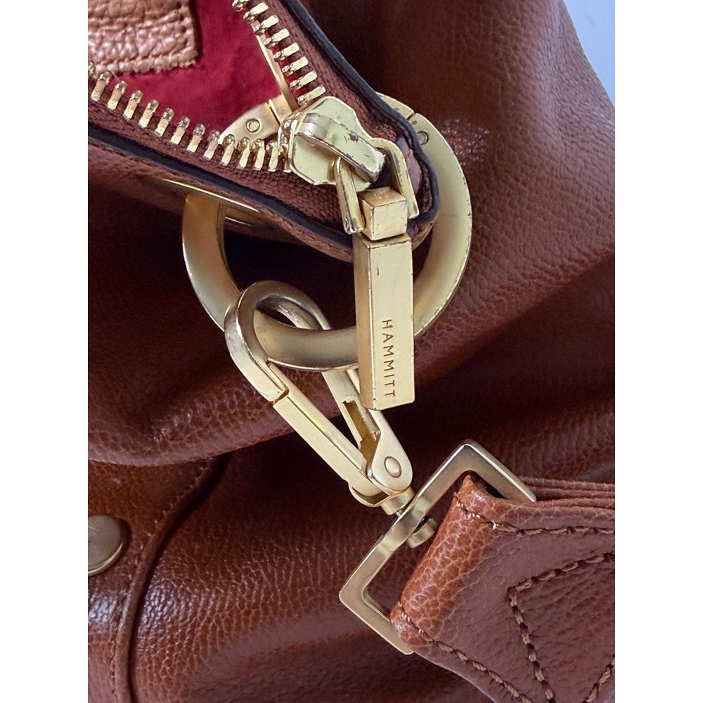 Hammitt Daniel medium, crossbody adjustable strap, Brown Pebble Leather - Picture 6 of 10